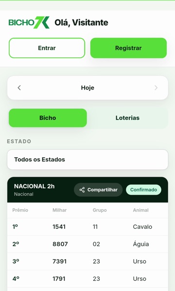 Resultados de hoje